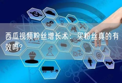 西瓜视频粉丝增长术:买粉丝真的有效吗?