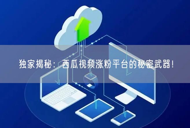 独家揭秘：西瓜视频涨粉平台的秘密武器！