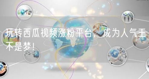 玩转西瓜视频涨粉平台，成为人气王不是梦！