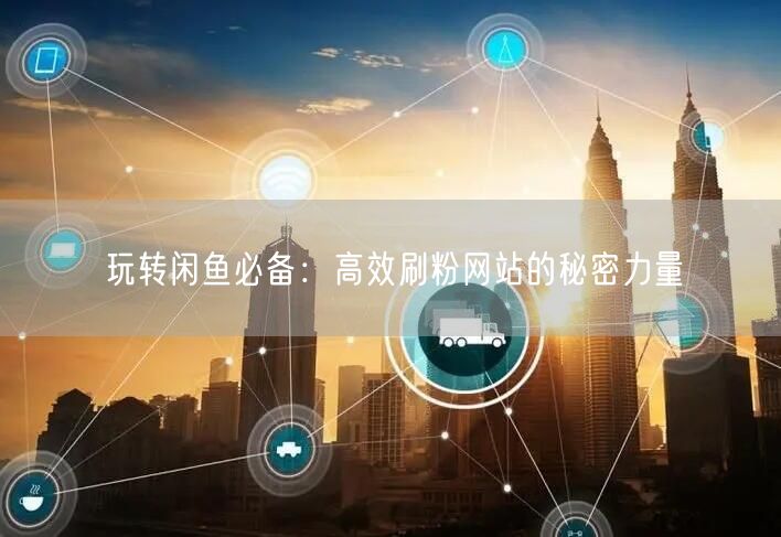 玩转闲鱼必备:高效刷粉网站的秘密力量