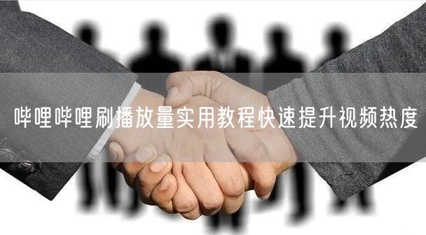 哔哩哔哩刷播放量实用教程快速提升视频热度