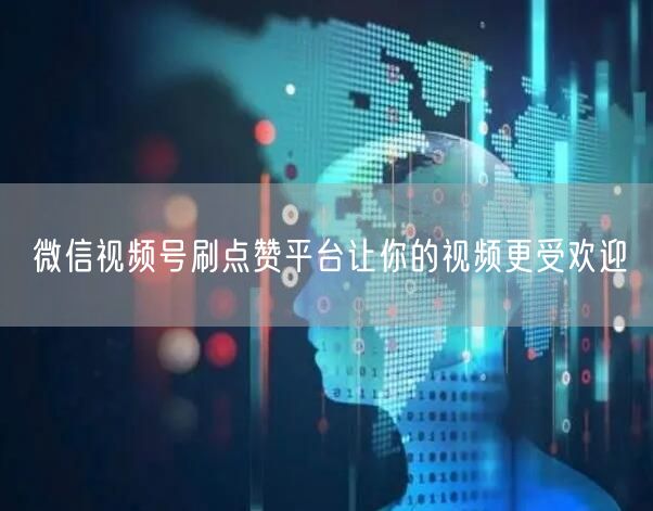 微信视频号刷点赞平台让你的视频更受欢迎