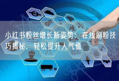 小红书粉丝增长新姿势：在线刷粉技巧揭秘，轻松提升人气值