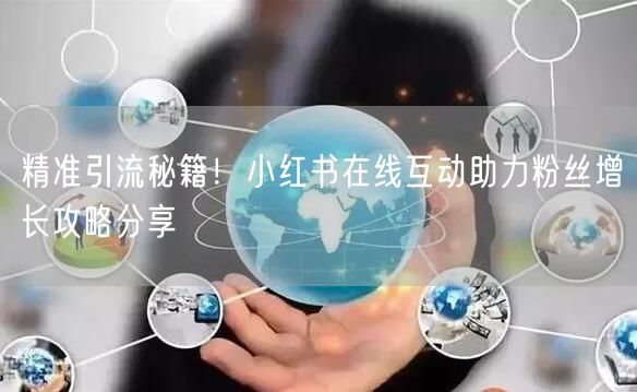 精准引流秘籍！小红书在线互动助力粉丝增长攻略分享
