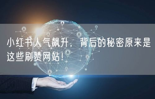 小红书人气飙升，背后的秘密原来是这些刷赞网站！